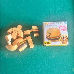 3D Cheeseburger Kid’s Puzzle